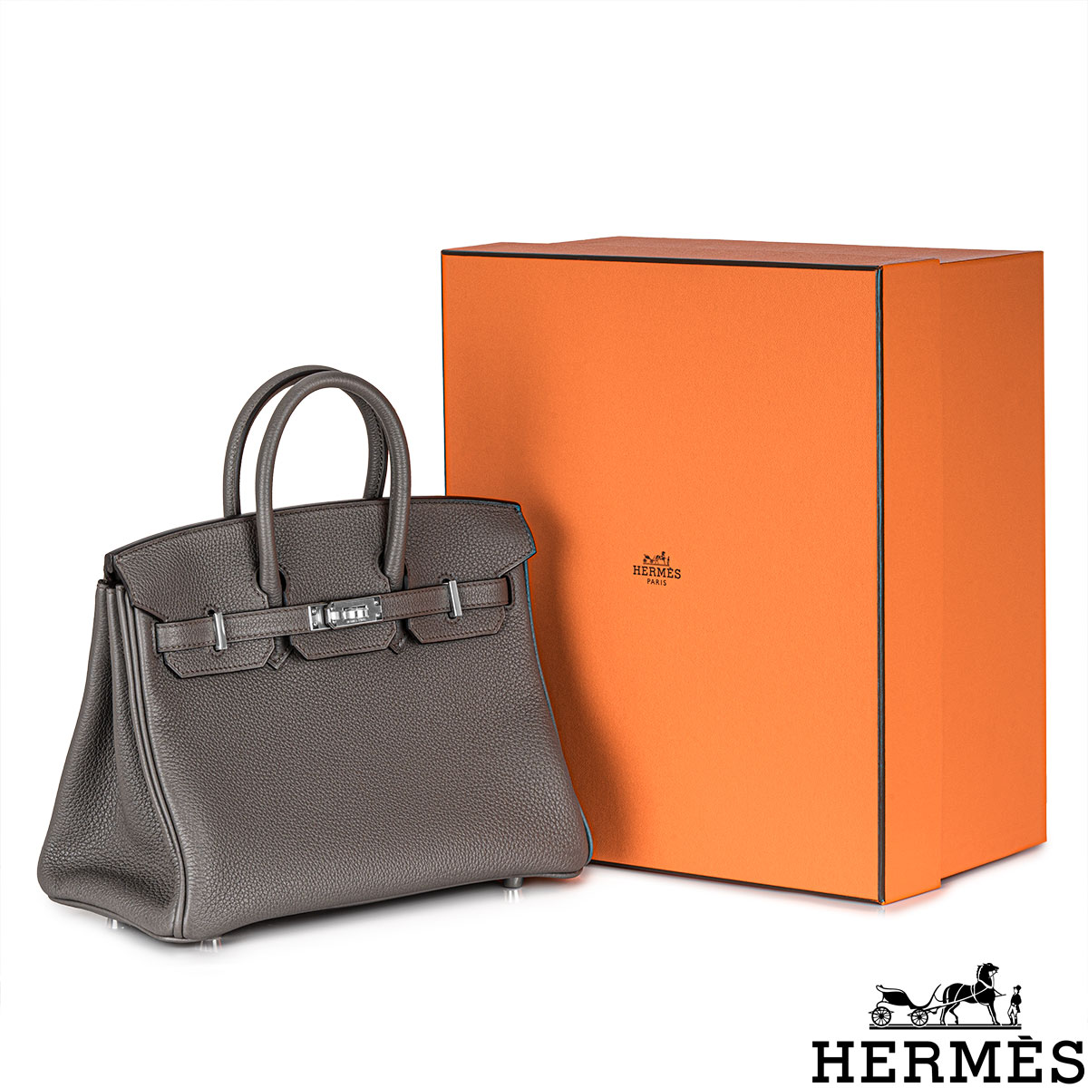 Hermes Birkin 25 Togo Gris Etain – STYLISHTOP